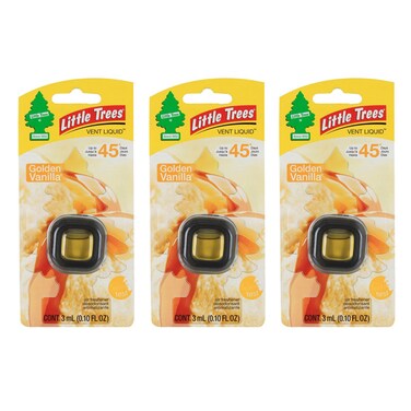 Little Trees Vent Liquid Car Air Freshener Pack Of 3 (3 ml, Vanilla Roma)