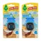 Little Trees Vent Liquid Car Air Freshener Pack Of 2 (3 ml, Caribbean Coloda)