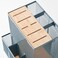 Knife Block Bamboo/Grey-Turquoise