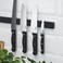 Magnetic Knife Rack Black 38 Cm