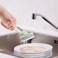 3-Piece Dish Sponge Set W Dispenser Light Green