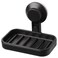 Soap Dish With Suction Cup Black