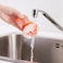 Dish-Washing Brush With Dispenser Bright Orange