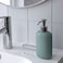 Soap Dispenser Light Grey-Turquoise