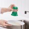 Dish-Washing Brush With Dispenser Bright Green