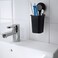 Toothbrush Holder With Suction Cup Black