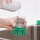 Dish-Washing Brush With Dispenser Bright Green