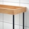 Kitchen Countertop Organiser Metal/Bamboo 38X13X28 Cm