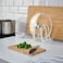 Cutting Board And Lid Stand White 14 Cm