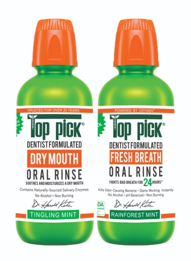 Tingling Mint Plus Rainforest Mint Fresh Breath Dentist Formulated Oral Rinse, Combo Pack Of 2