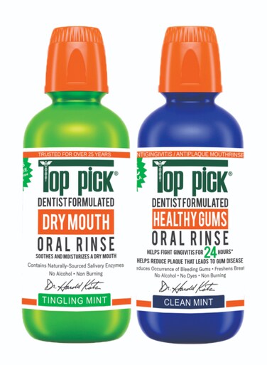 Tingling Mint Plus Clean Mint Dry Mouth Rinse &ndash; Dentist Formulated, Combo Pack Fo 2 for Quick Relief &amp; Freshness