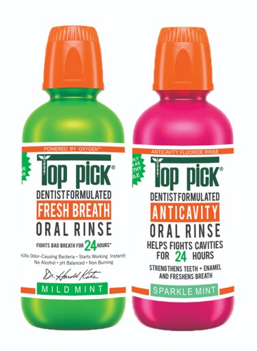 Mild Mint Plus Sparkle Mint 24H Healthy Smile Dentist Formulated Anticavity Oral Rinse Combo Pack Of 2