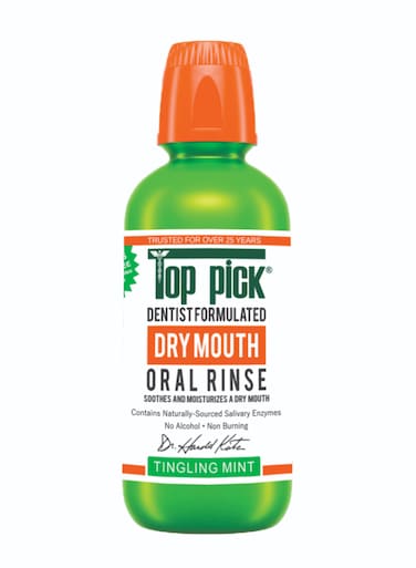 Dentist Formulated Dry Mouth Oral Rinse Tingling Mint, Single Pack for Instant Freshness