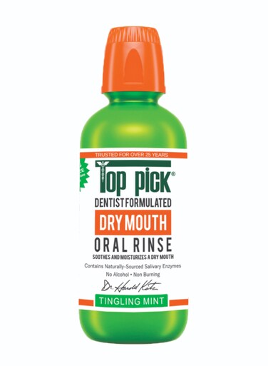 Dentist Formulated Dry Mouth Oral Rinse Tingling Mint, Single Pack for Instant Freshness