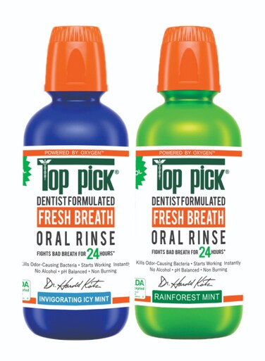 Invigorating Icy Mint Plus Rainforest Mint Dry Mouth Rinse &ndash; Dentist Formulated, Combo Pack Fo 2 for Quick Relief &amp; Freshness