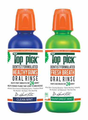 Clean Mint Plus Rainforest Mint Healthy Gums Oral Rinse Invigorating Clean Mint, Single Pack for Refreshing Protection Combo Pack Of 2