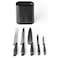 Brabantia Tasty+ Knife Block Plus Knives (8.9 x 18.9 x 33.5 cm)