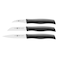 Zwilling Plastic &amp; Steel Twin Grip Knife Set (3. Pcs)
