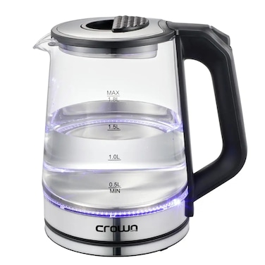Crownline Glass Kettle, KT-414 (1.8 L, 1800 W)