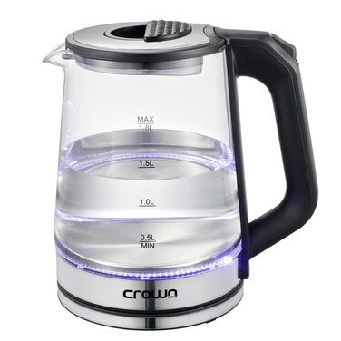 Crownline Glass Kettle, KT-414 (1.8 L, 1800 W)