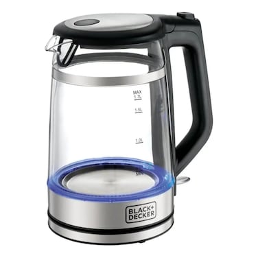 Black+Decker Electric Glass Kettle, GK220-B5 (1.7 L, 2200 W)