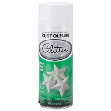 Rustoleum Spray Paint (290 g, White Glitter)