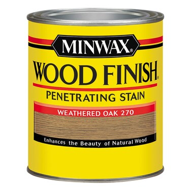 Minwax Wood Finish Penetrating Stain (284 ml, Weathered Oak 270)