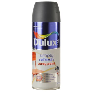 Dulux Simply Refresh Spray Paint (400 ml, Matt Machine Gray)