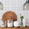 RoomMates Interlocking Circle Peel &amp; Stick Backsplash Tile Decal (43.82 x 92.71 cm, 2 Pc.)