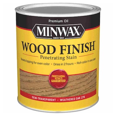 Minwax Wood Finish Penetrating Stain (946 ml, Weathered Oak 270)