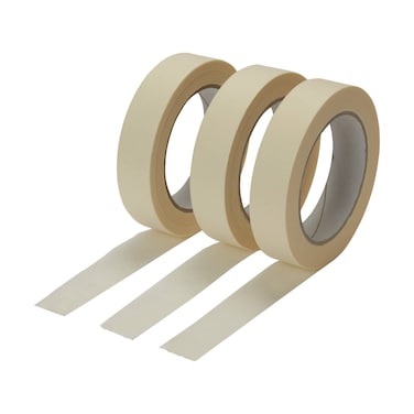 Single-Sided Masking Tape Pack (24 mm x 50 m, 3 Pc.)