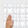 RoomMates Interlocking Circle Peel &amp; Stick Backsplash Tile Decal (43.82 x 92.71 cm, 2 Pc.)