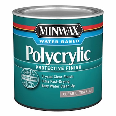 Polycrylic Protective Finish (236 ml, Clear Ultra Flat)