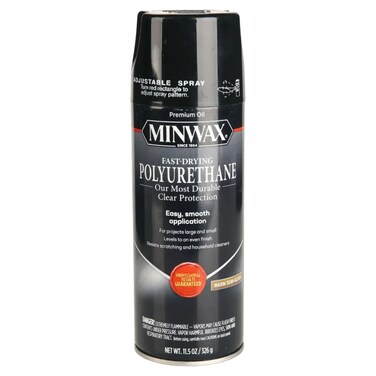 Fast-Drying Polyurethane Spray (340 ml, Warm Semi-Gloss)