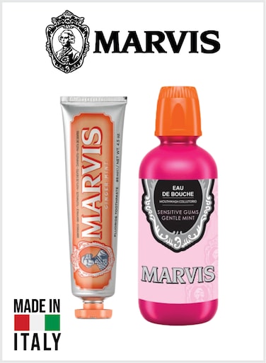 Oral Care Set &ndash; Ginger Mint Fluoride Toothpaste 85ml + Gentle Mint Mouthwash 400ml, Fresh Breath &amp; Daily Gum Care