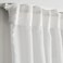 Sheer Curtain 1 Piece White/With Heading Tape 300X300 Cm