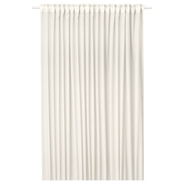 Sheer Curtain 1 Piece Beige/With Heading Tape 300X300 Cm