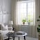 Sheer Curtains 1 Pair Light Beige/With Heading Tape 145X300 Cm