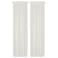 Sheer Curtains 1 Pair White/With Heading Tape 145X300 Cm