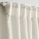 Sheer Curtain 1 Piece Beige/With Heading Tape 300X300 Cm