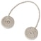 Magnetic Curtain Tie-Back Beige