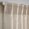 Sheer Curtains 1 Pair Light Beige/With Heading Tape 145X300 Cm