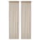 Sheer Curtains 1 Pair Light Beige/With Heading Tape 145X300 Cm