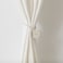 Magnetic Curtain Tie-Back Beige