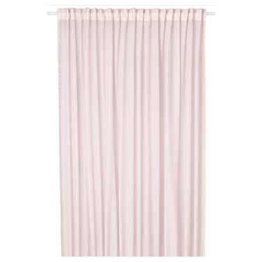Sheer Curtain 1 Piece Pink/With Heading Tape 300X300 Cm