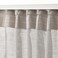 Sheer Curtains 1 Pair Light Grey/With Heading Tape 145X300 Cm