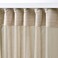 Sheer Curtain 1 Piece Beige/With Heading Tape 300X300 Cm