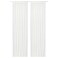 Sheer Curtains 1 Pair White/With Tab Top 140X300 Cm