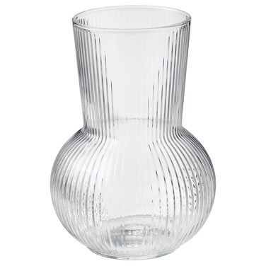 Vase Clear Glass 17 Cm