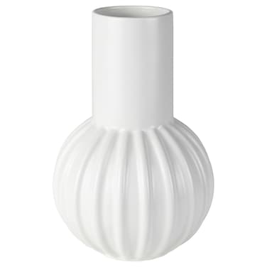 Vase White 27 Cm